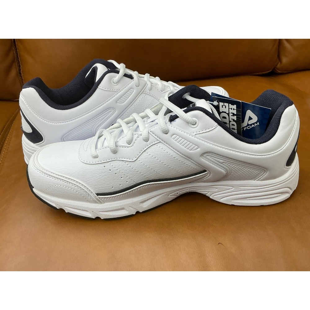 Fila Memory Sportland Sneakers Mens Size 9 White New Wide 4E Training Shoes - Picture 9 of 10